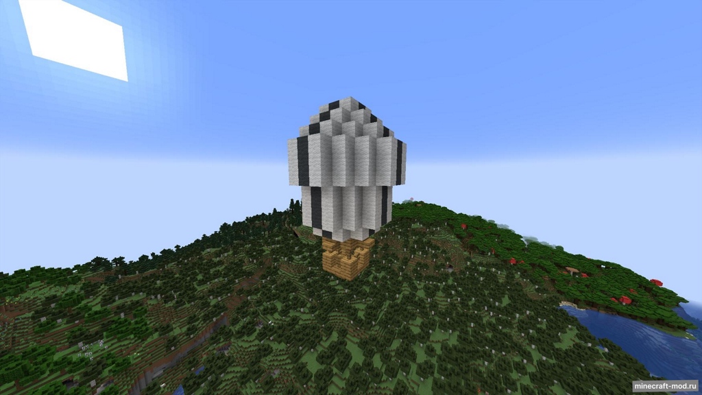 Мод Rob's Hot Air Balloons для Minecraft 1.19.2, 1.18.2, 1.17.1,  ...