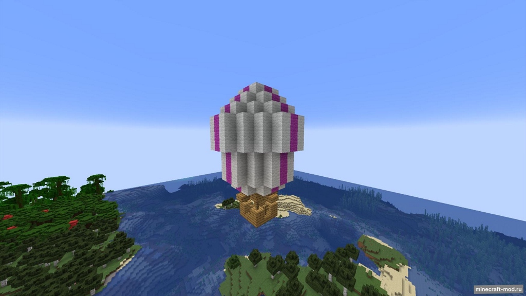 Мод Rob's Hot Air Balloons для Minecraft 1.19.2, 1.18.2, 1.17.1,  ...