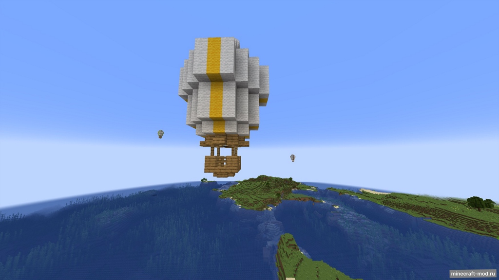 Мод Rob's Hot Air Balloons для Minecraft 1.19.2, 1.18.2, 1.17.1,  ...