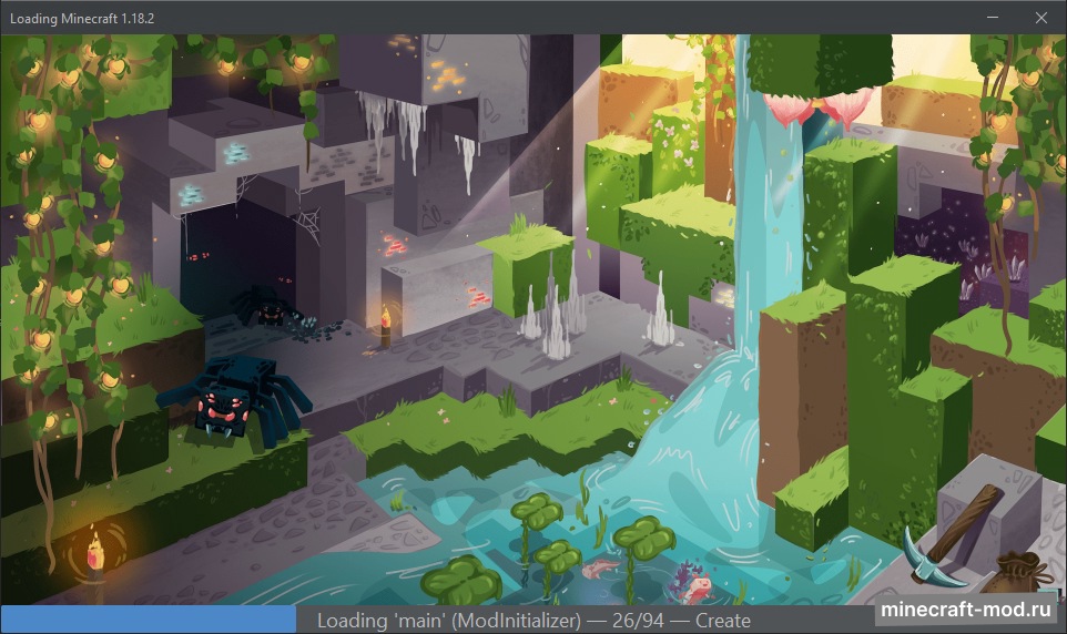 Мод Mod Loading Screen для Minecraft 1.19.3 - 1.14