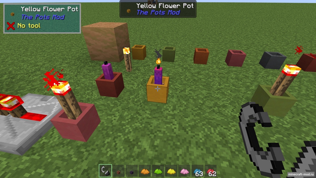 Мод The Flower Pot Extension для Minecraft 1.20.6, 1.20.4, 1.20.2,  ...