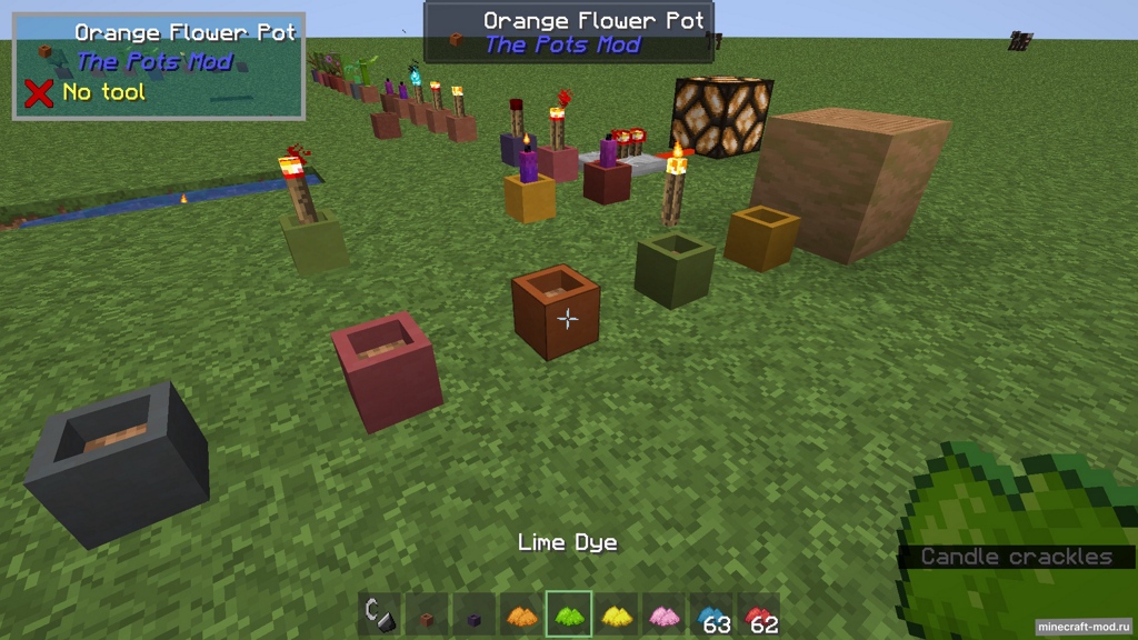 Мод The Flower Pot Extension для Minecraft 1.20.6, 1.20.4, 1.20.2,  ...