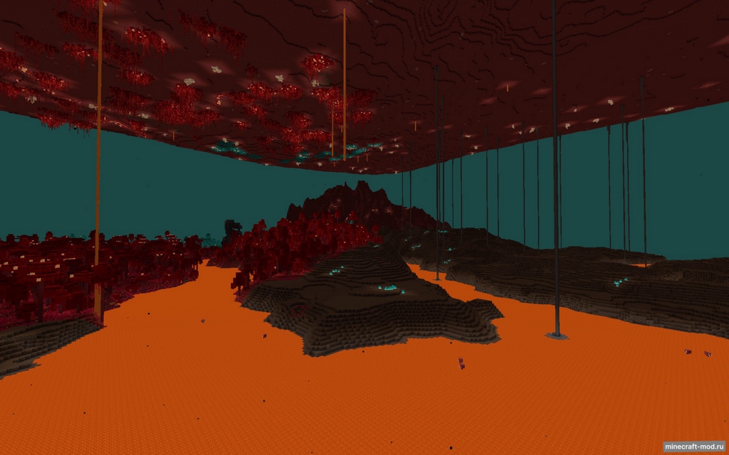 Мод Atmospheric Nether для Minecraft 1.21.6, 1.21.5, 1.21.4,  ...