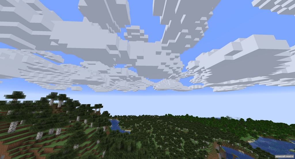 Мод SuperFancyClouds для Minecraft 1.20.1, 1.20, 1.19.4,  ...