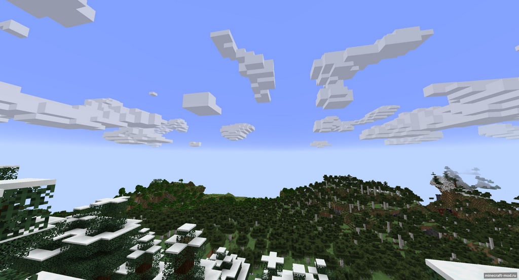 Мод SuperFancyClouds для Minecraft 1.20.1, 1.20, 1.19.4,  ...
