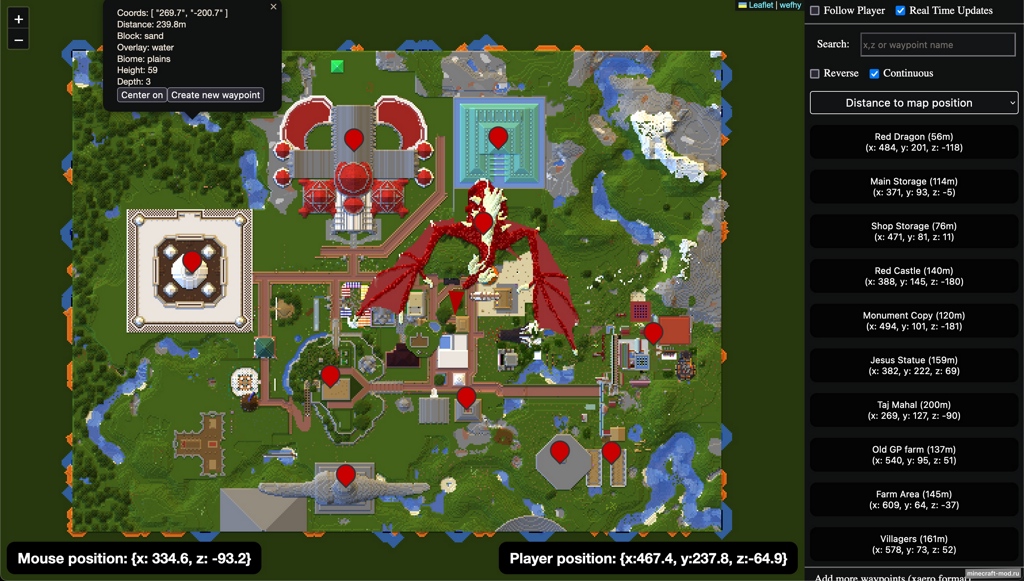 Мод WhyMap для Minecraft 1.20.6, 1.20.5, 1.20.4,  ...