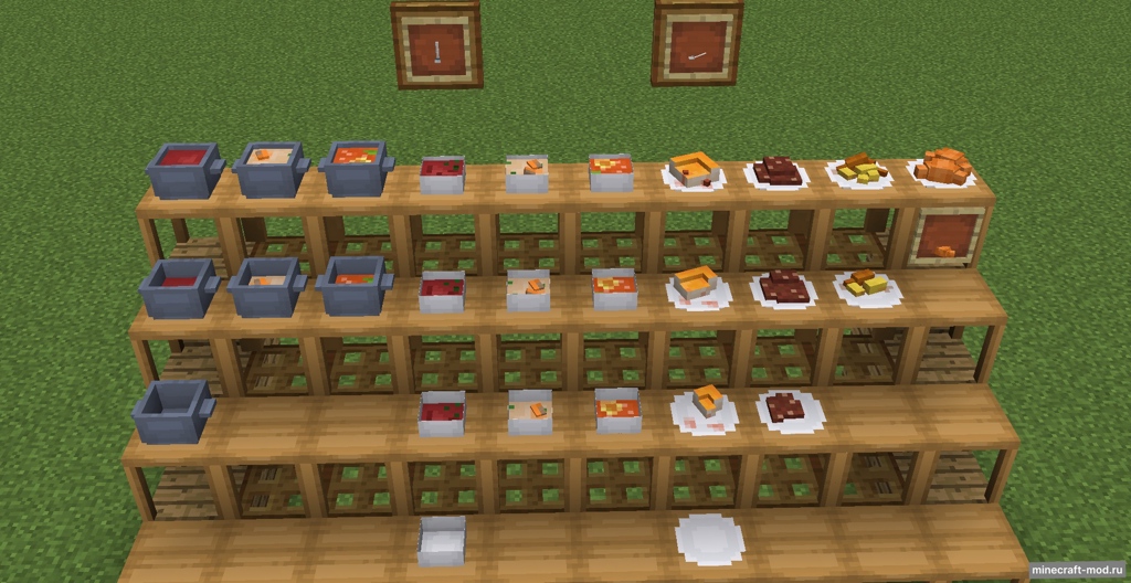 Мод Fortit-food decoration для Minecraft 1.12.2