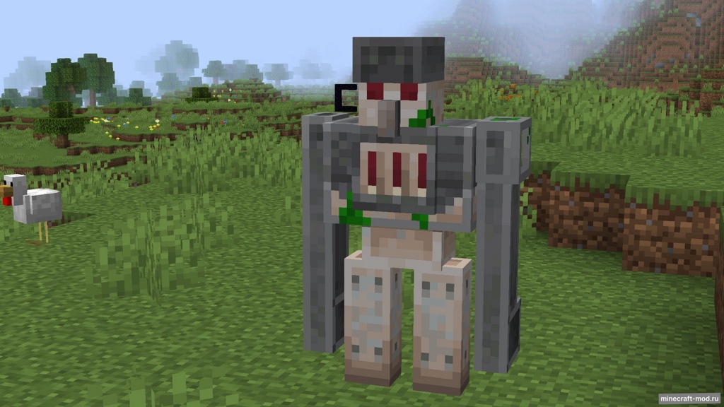 Мод Голем-Печка для Minecraft 1.19.2