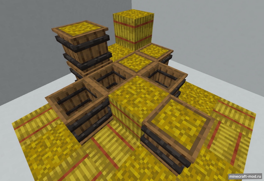 Мод Mo'Barrels для Minecraft 1.19.2