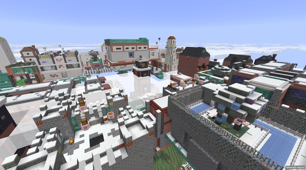 Мод "Townfall" - Dungeon in the sky для Minecraft 1.21.6, 1.21.5