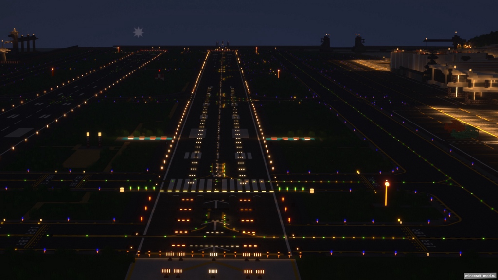 Мод Airfield Lighting для Minecraft 1.20.1, 1.19.2, 1.16.5