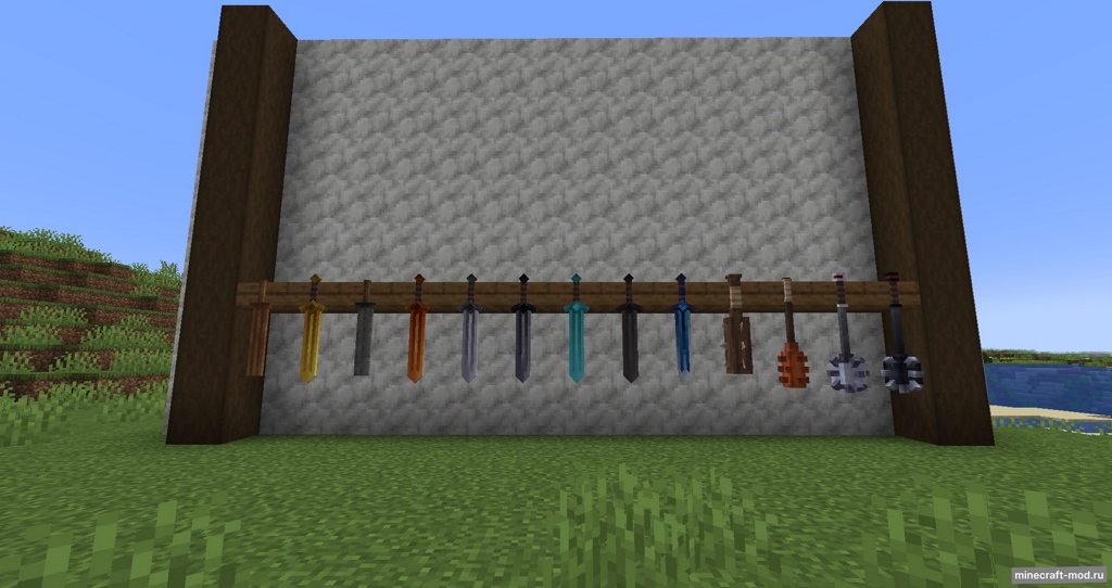 Мод TugkanDeMan's Weaponry для Minecraft 1.20.1, 1.19.2