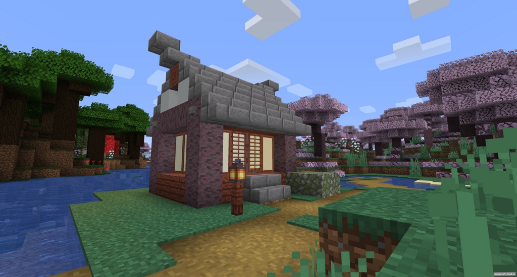 Мод Cherry Blossom Grotto для Minecraft 1.19.4, 1.19.3, 1.19.2,  ...