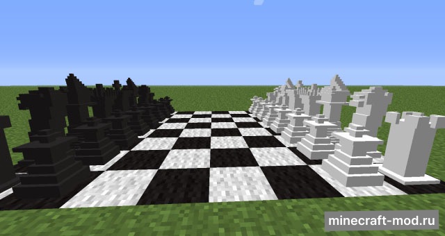 Мод MineChess для Minecraft 1.8, 1.7.10, 1.7.2,  ...