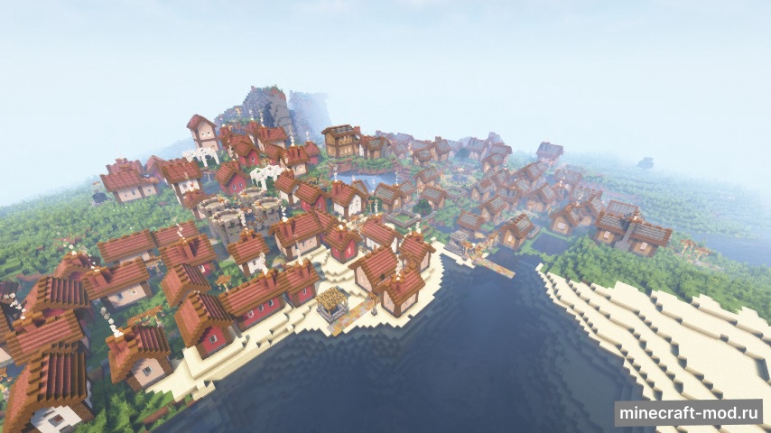 Мод ChоicеThеоrеm's Оvеrhаulеd Village для Minecraft 1.21.1, 1.21, 1.20.6,  ...