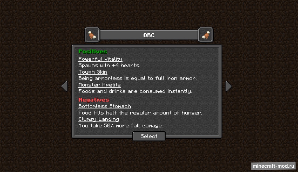 Мод Fantasia RPG Races для Minecraft 1.16.5