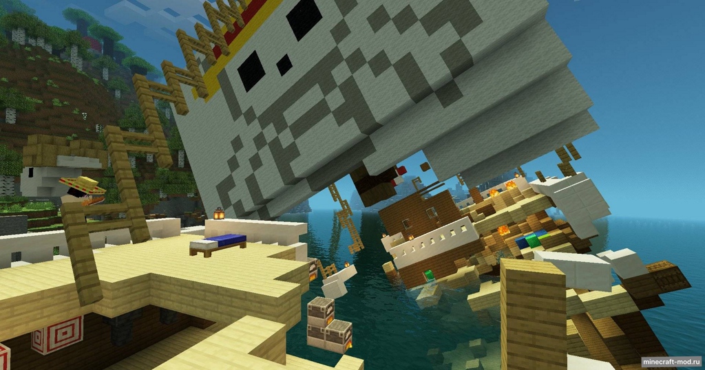Мод Mine Piece для Minecraft 1.20.1, 1.16.5