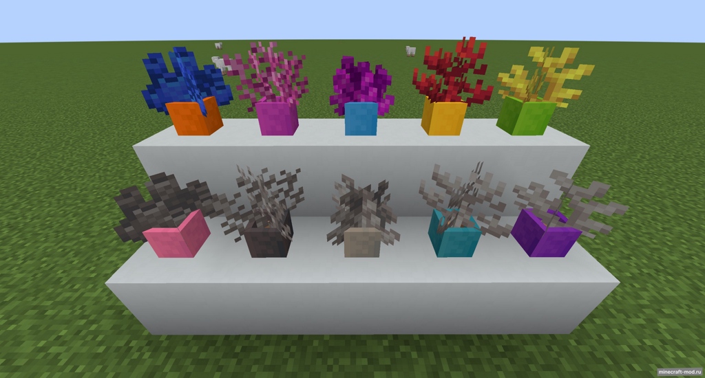 Мод Flower Pots Plus для Minecraft 1.20.6, 1.20.4, 1.20.1,  ...