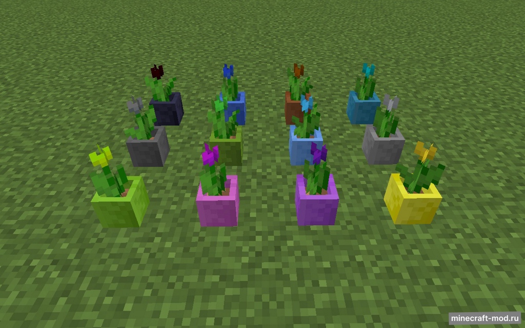 Мод FlowerCrops для Minecraft 1.20.1, 1.19.2, 1.18.2,  ...