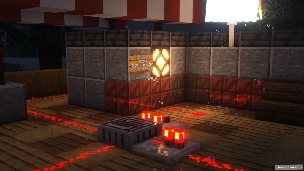 Мод Weather Detector для Minecraft 1.20, 1.19.4, 1.19.3,  ...