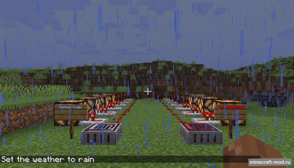 Мод Weather Detector для Minecraft 1.20, 1.19.4, 1.19.3,  ...