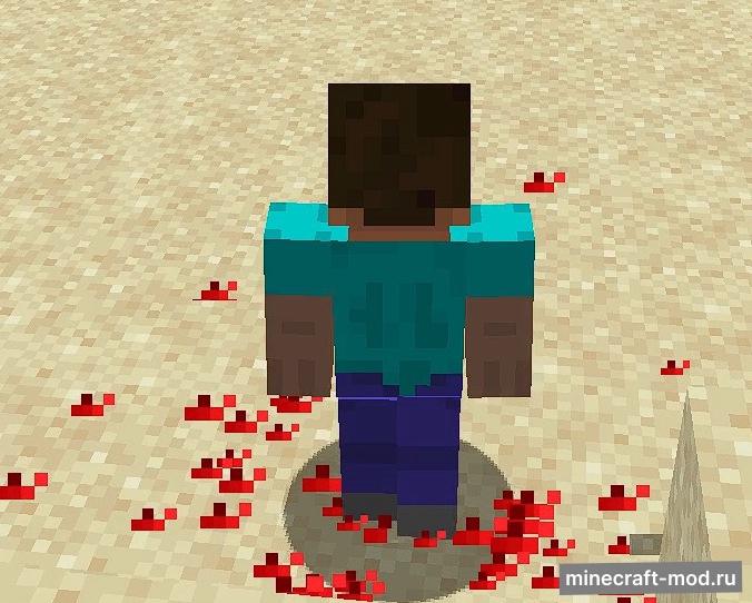Мод Realistic Blood Physics для Minecraft 1.19.2, 1.18.2, 1.16.5