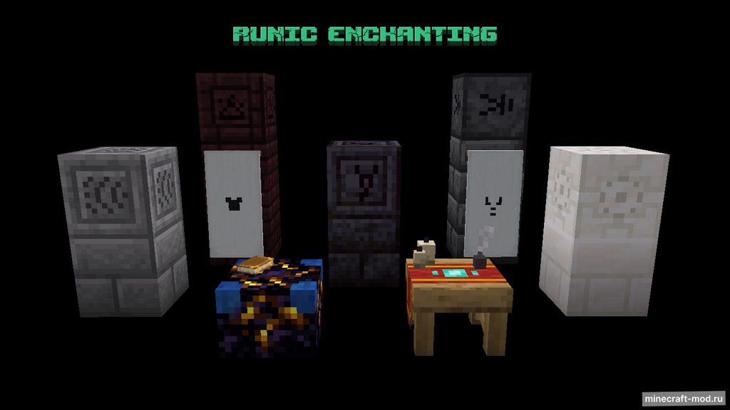 Мод Runic Enchanting для Minecraft 1.20.1, 1.19.2