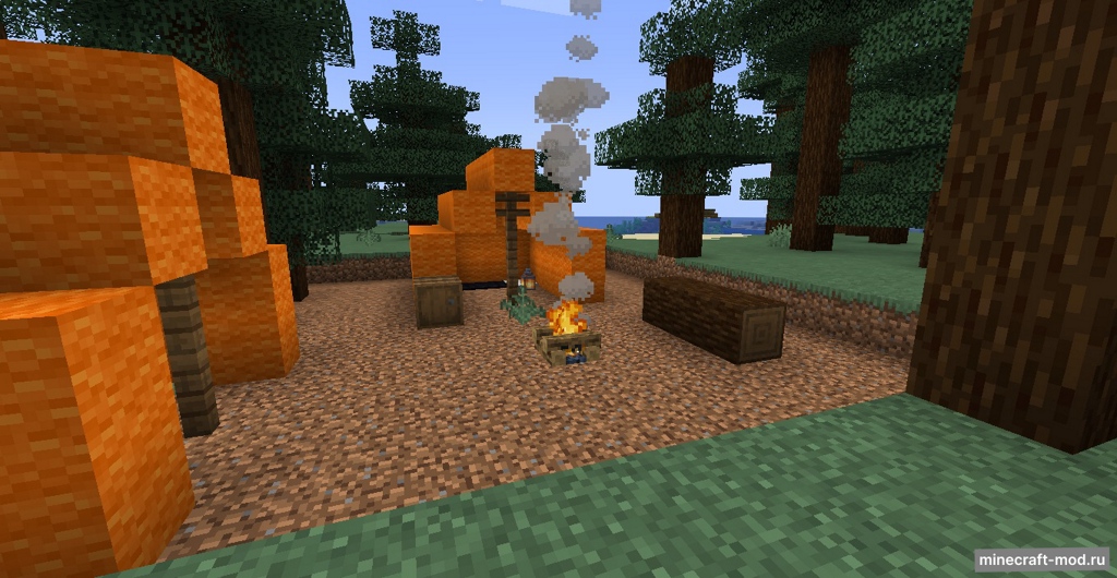 Мод Ben's Abandoned Camps для Minecraft 1.19.2