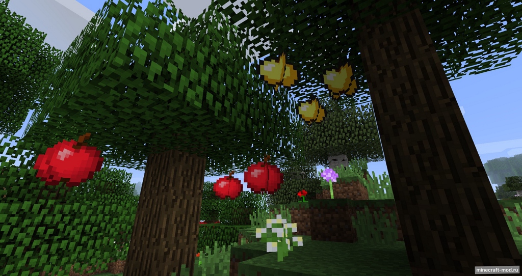 Мод Apple Trees Revived для Minecraft 1.19.4, 1.19.2, 1.18.2,  ...