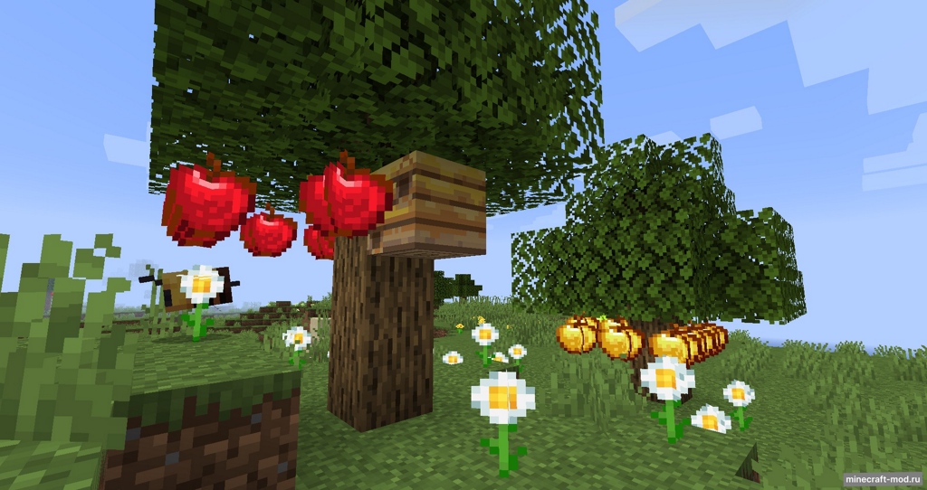 Мод Apple Trees Revived для Minecraft 1.19.4, 1.19.2, 1.18.2,  ...