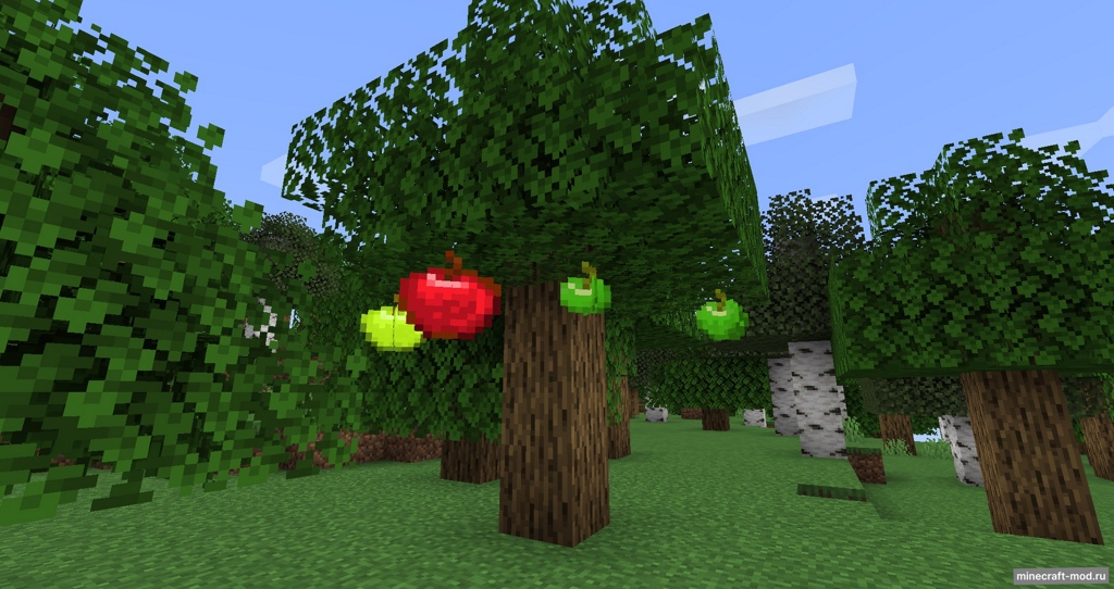 Мод Apple Trees Revived для Minecraft 1.19.4, 1.19.2, 1.18.2,  ...