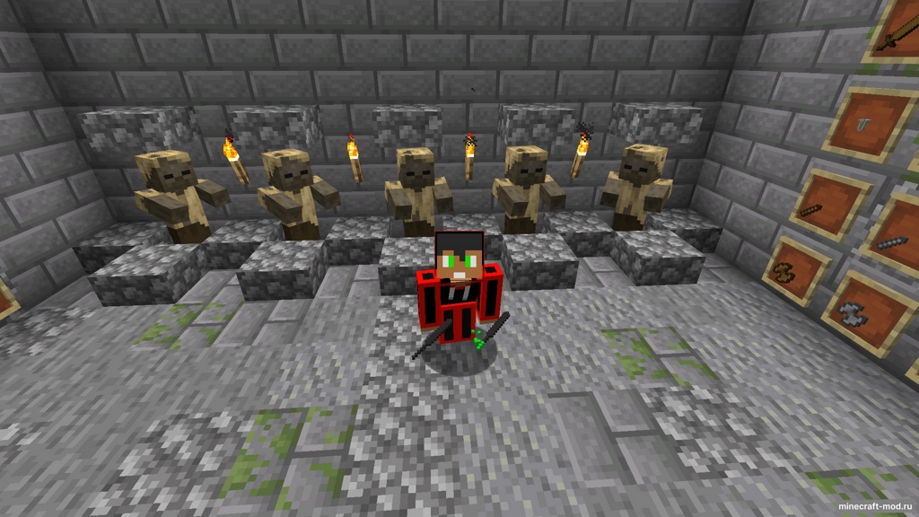 Мод Haghog's Vanilla-Style Weapon для Minecraft 1.19.2, 1.18.2
