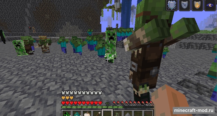 Мод Creeper Fear для Minecraft 1.20.1, 1.19.4, 1.19.2,  ...