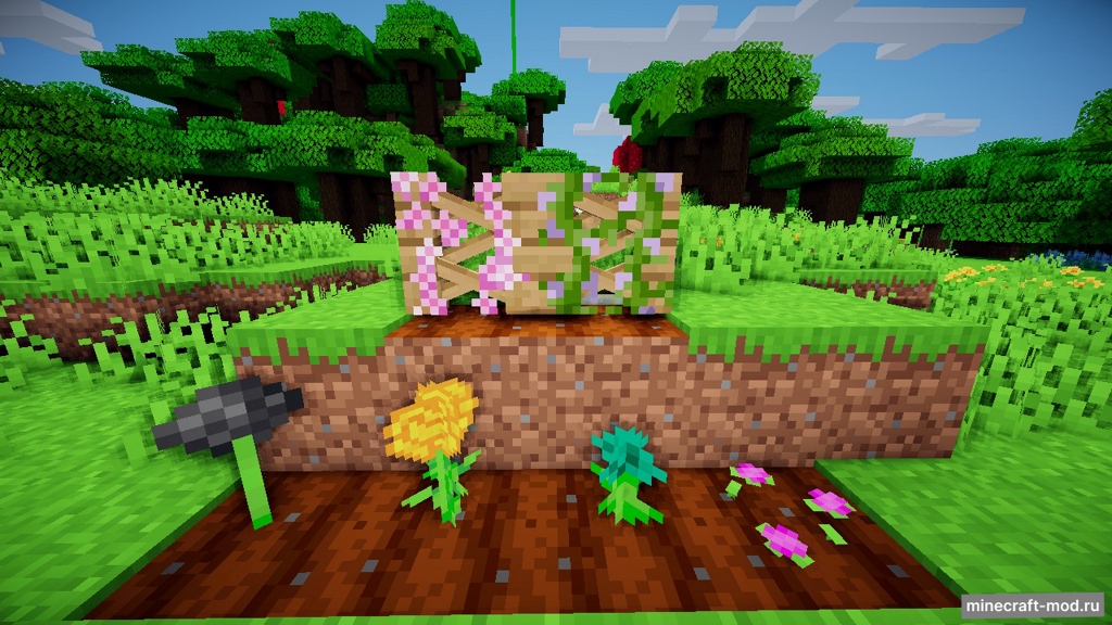 Мод Flower Breeding: Replanted для Minecraft 1.20.4, 1.20.3, 1.20.2,  ...