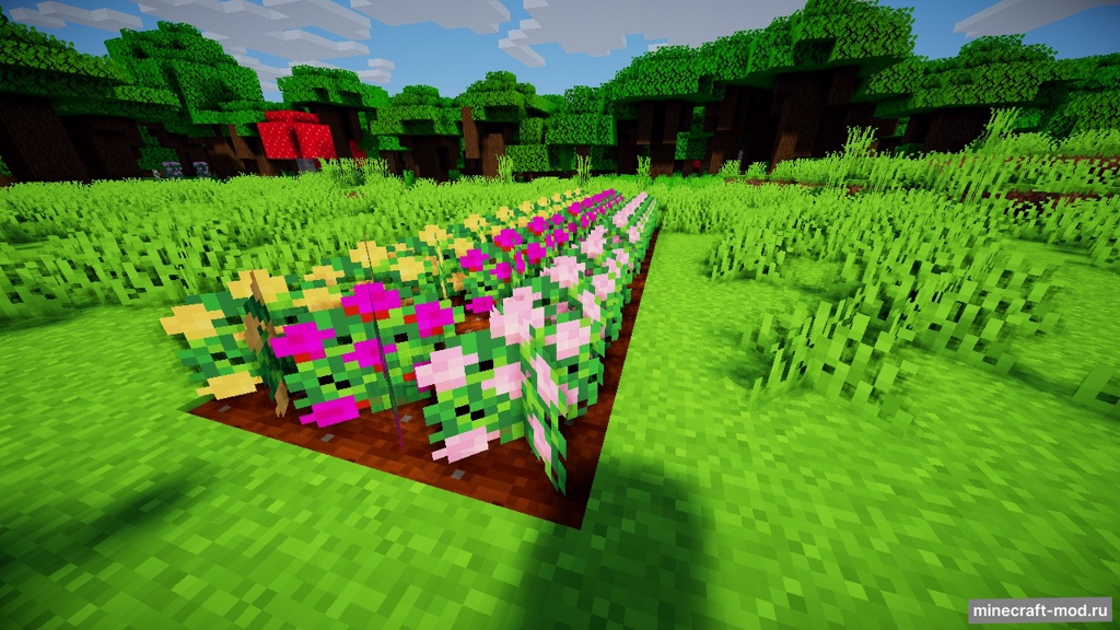 Мод Flower Breeding: Replanted для Minecraft 1.20.4, 1.20.3, 1.20.2,  ...