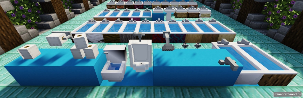 Мод Moa decor: bath для Minecraft 1.20.6, 1.20.1, 1.19.4,  ...