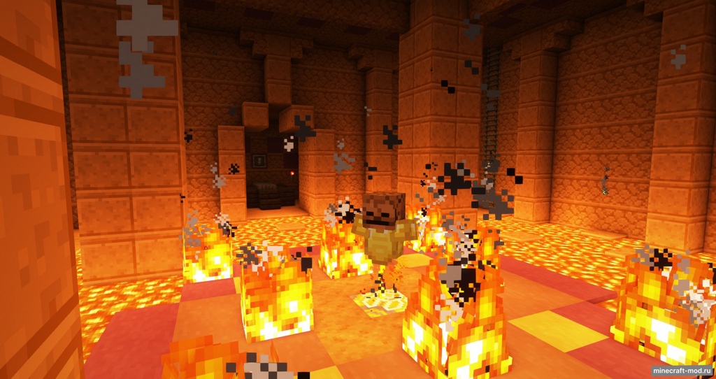 Мод Scorched для Minecraft 1.21.1, 1.21, 1.20.4,  ...