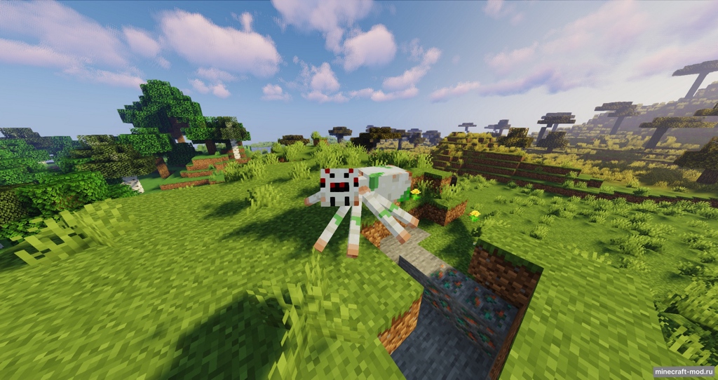 Мод MoreSpiders - Uncommon spiders для Minecraft 1.20, 1.19.4