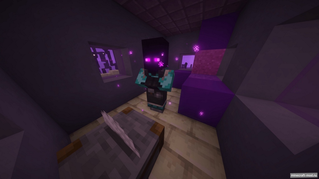 Мод Ender Villages для Minecraft 1.21.7, 1.21.6, 1.21.5,  ...