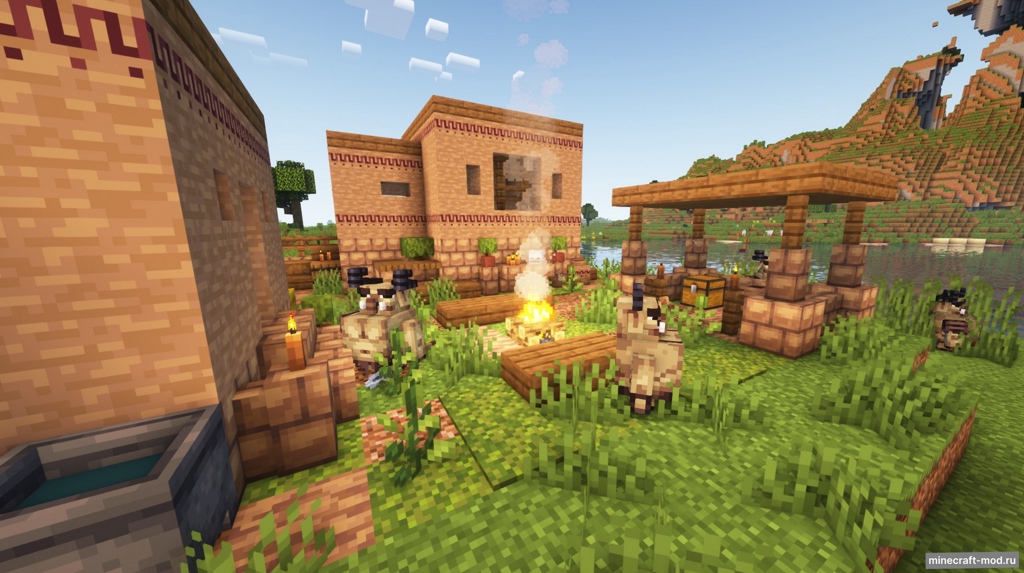 Мод Gnumus Settlement для Minecraft 1.20.1, 1.19.4, 1.19.2,  ...