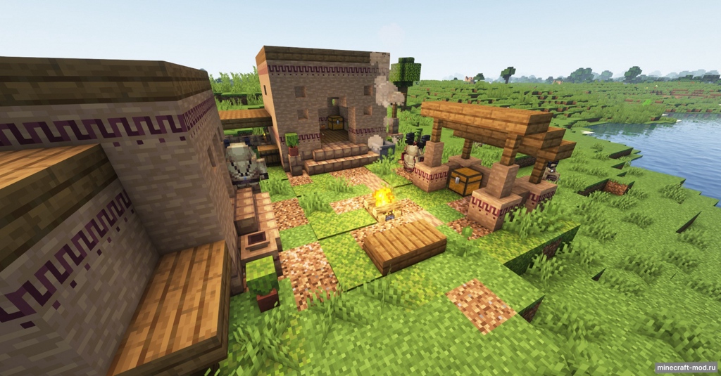 Мод Gnumus Settlement для Minecraft 1.20.1, 1.19.4, 1.19.2,  ...