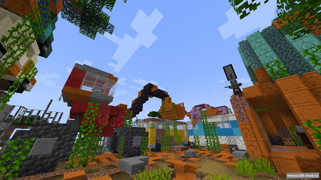 Мод Ager's Giant Junkyard Dimension для Minecraft 1.19.2, 1.18.2