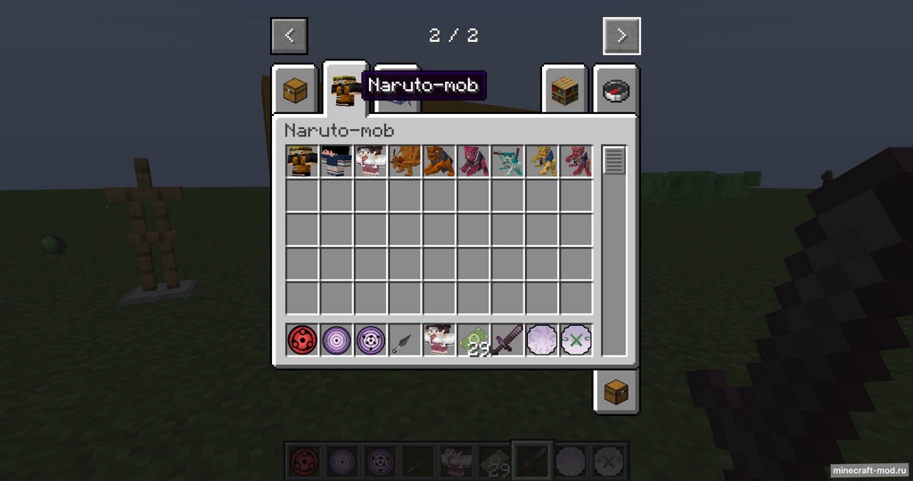 Мод Naruto and Boruto top для Minecraft 1.20.1