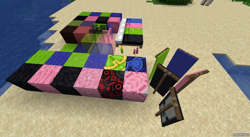 Мод Giacomo's better dye для Minecraft 1.20.4, 1.20.2, 1.20.1,  ...
