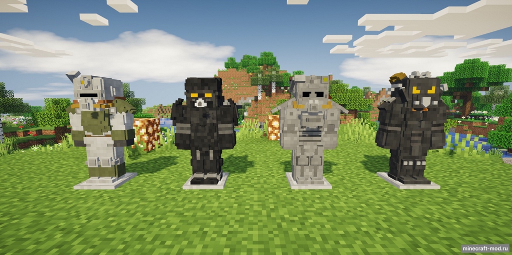 Мод Fallout Inspired Power Armor для Minecraft 1.19.2, 1.18.2, 1.17.1,  ...