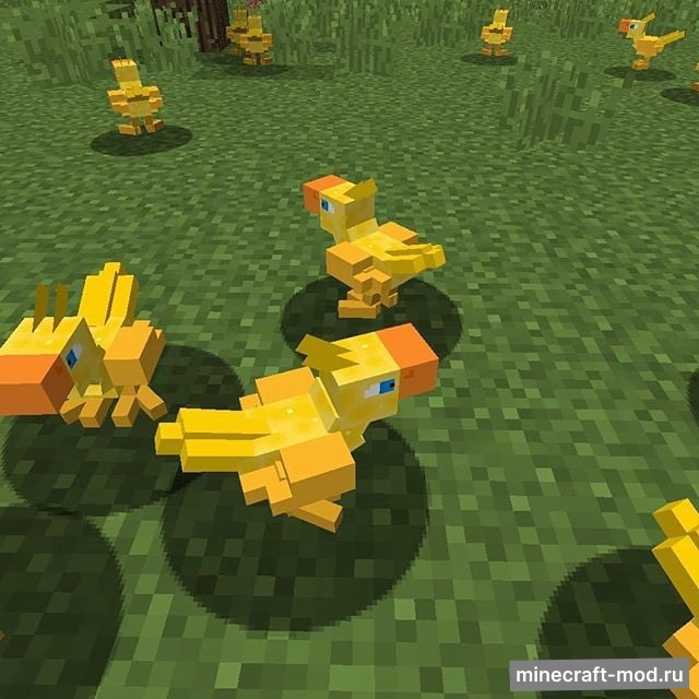 Мод Chocobo Knights of the Crafting Table для Minecraft 1.20.1, 1.19.3, 1.16.5,  ...