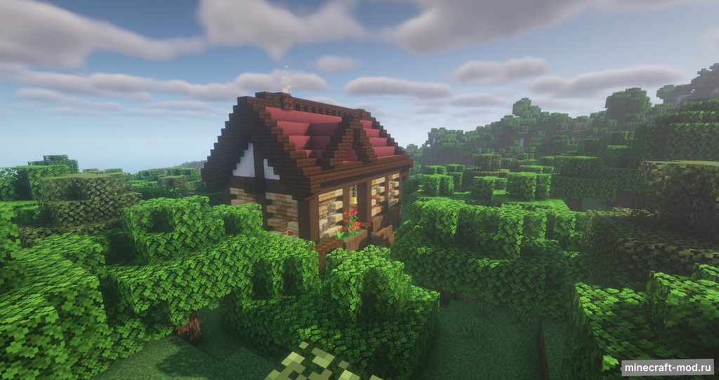 Мод Simply Houses для Minecraft 1.20.1, 1.20, 1.19.4,  ...