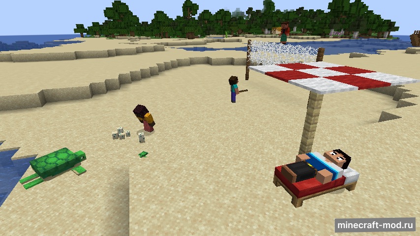 Мод Comfy Beds для Minecraft 1.20.1, 1.20, 1.19.4,  ...
