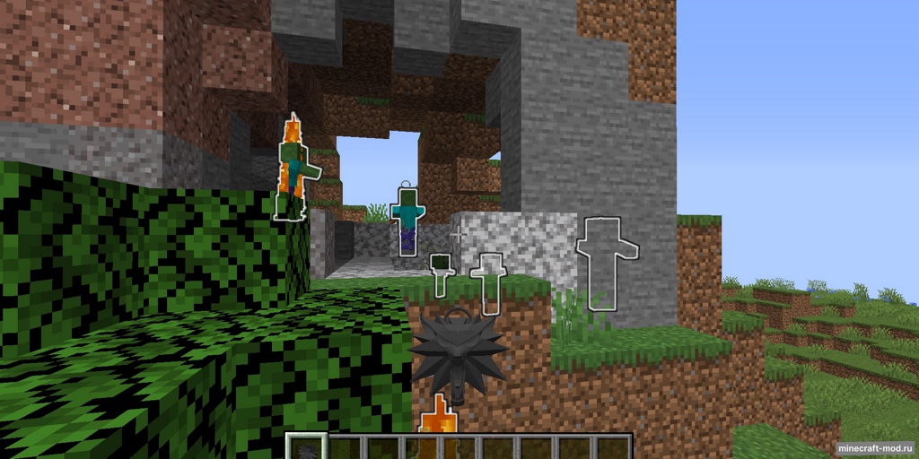 Мод Witcher Medalions для Minecraft 1.18.2, 1.16.5