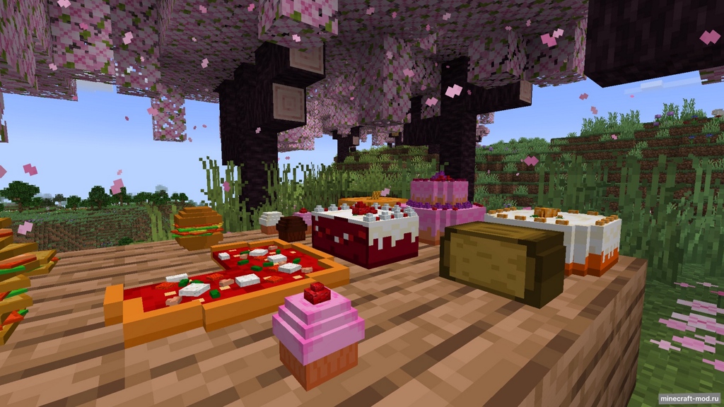 Мод .3D Placeable Food для Minecraft 1.20.4, 1.20.2, 1.20.1,  ...